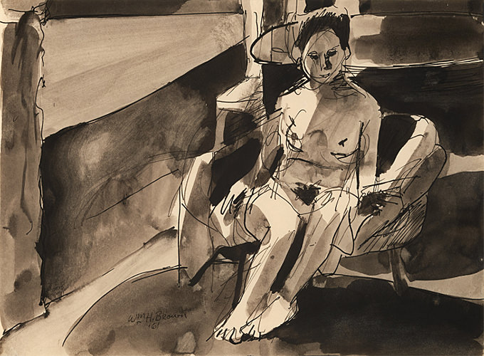 William H. Brown, Nude, 1961
