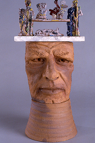Pollock with Guardian Crown, 1990