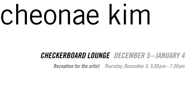 Cheonae Kim: Checkerboard Lounge