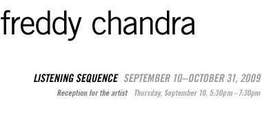 Freddy Chandra: Listening Sequence