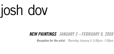 Josh Dov: New Paintings