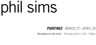 Phil Sims: Paintings