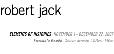 Robert Jack: Elements of Histories