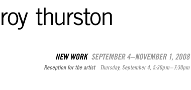 Roy Thurston: New Work